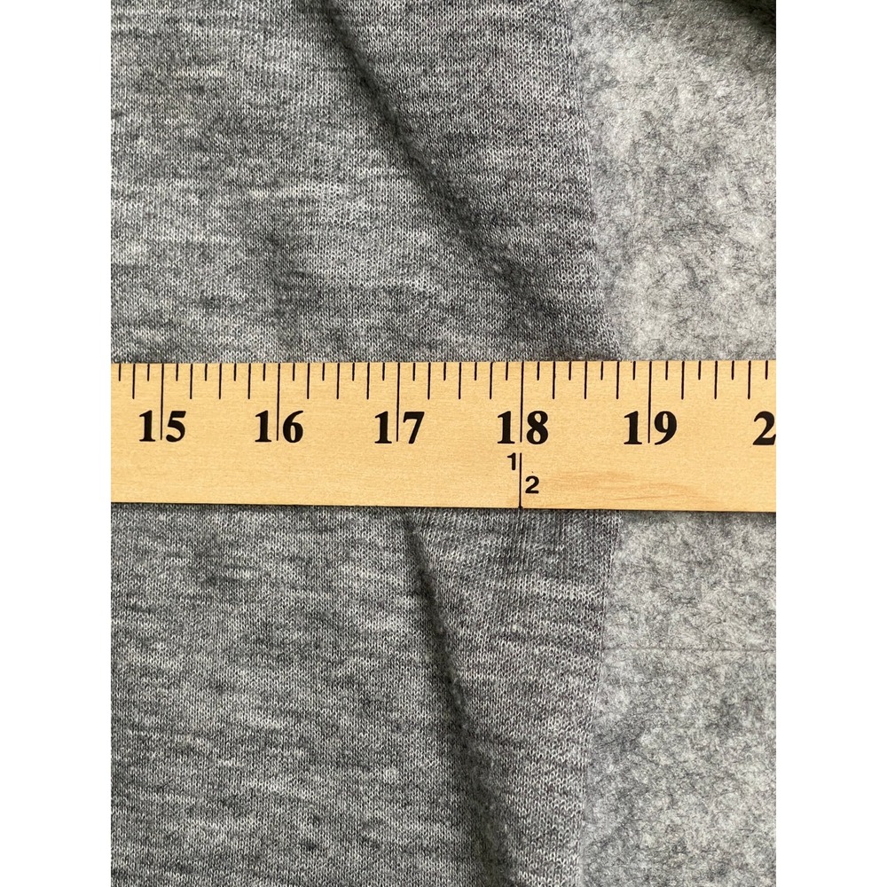 Banana Republic Womens Mock Neck 3/4 Sleeve Heathered Grey Knit Top Small - Picture 3 of 10